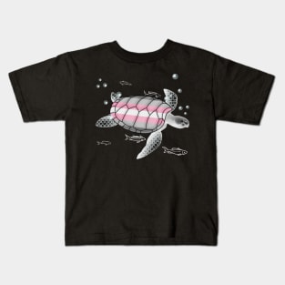 Demigirl Turtle Kids T-Shirt